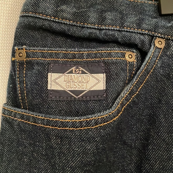 Diamond Gusset Dark Wash Regular Fit Jeans - Picture 3 of 9